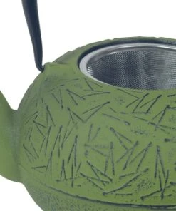 Signes Grimalt Théière Japonaise Verte En Fonte 1,8L 5 Signes Grimalt Théière Japonaise Verte En Fonte 1,8L -Chef&Sommelier-boutique theiere japonaise verte en fonte 1 8l 1