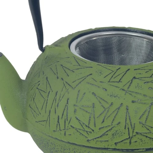 Signes Grimalt Théière Japonaise Verte En Fonte 1,8L 4 Signes Grimalt Théière Japonaise Verte En Fonte 1,8L – Image 2