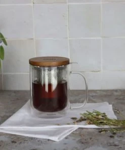 OGO Living Tisanière En Verre Double Paroi 350 Ml -Chef&Sommelier-boutique tisaniere en verre double paroi 350 ml 3