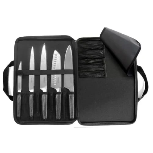 SABATIER TROMPETTE Trousse 5 Couteaux De Cuisine 3 SABATIER TROMPETTE Trousse 5 Couteaux De Cuisine