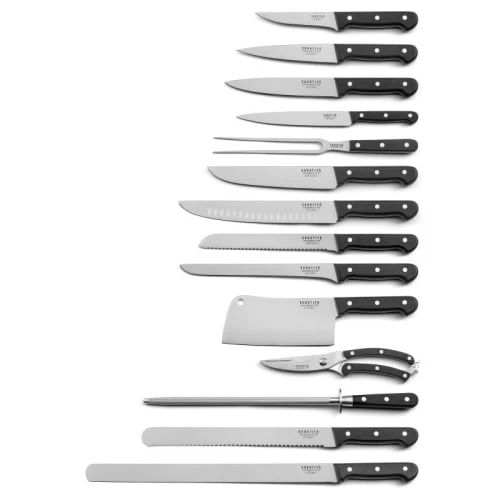 SABATIER TROMPETTE Trousse 8 Couteaux De Cuisine 8 SABATIER TROMPETTE Trousse 8 Couteaux De Cuisine – Image 6