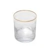 Wadiga Verre à Whisky Avec Motifs Gravés Et Liseré Doré -Chef&Sommelier-boutique verre a whisky avec motifs graves et lisere dore