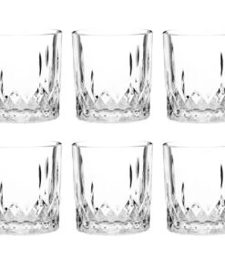 Maisons Du Monde Verre à Whisky En Verre Taillé - Lot De 6