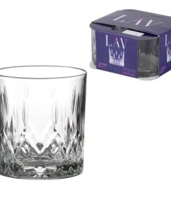 Wadiga Verres à Whisky Avec Motifs Embossés 33cl - Lot De 4 -Chef&Sommelier-boutique verres a whisky avec motifs embosses 33cl lot de 4 2